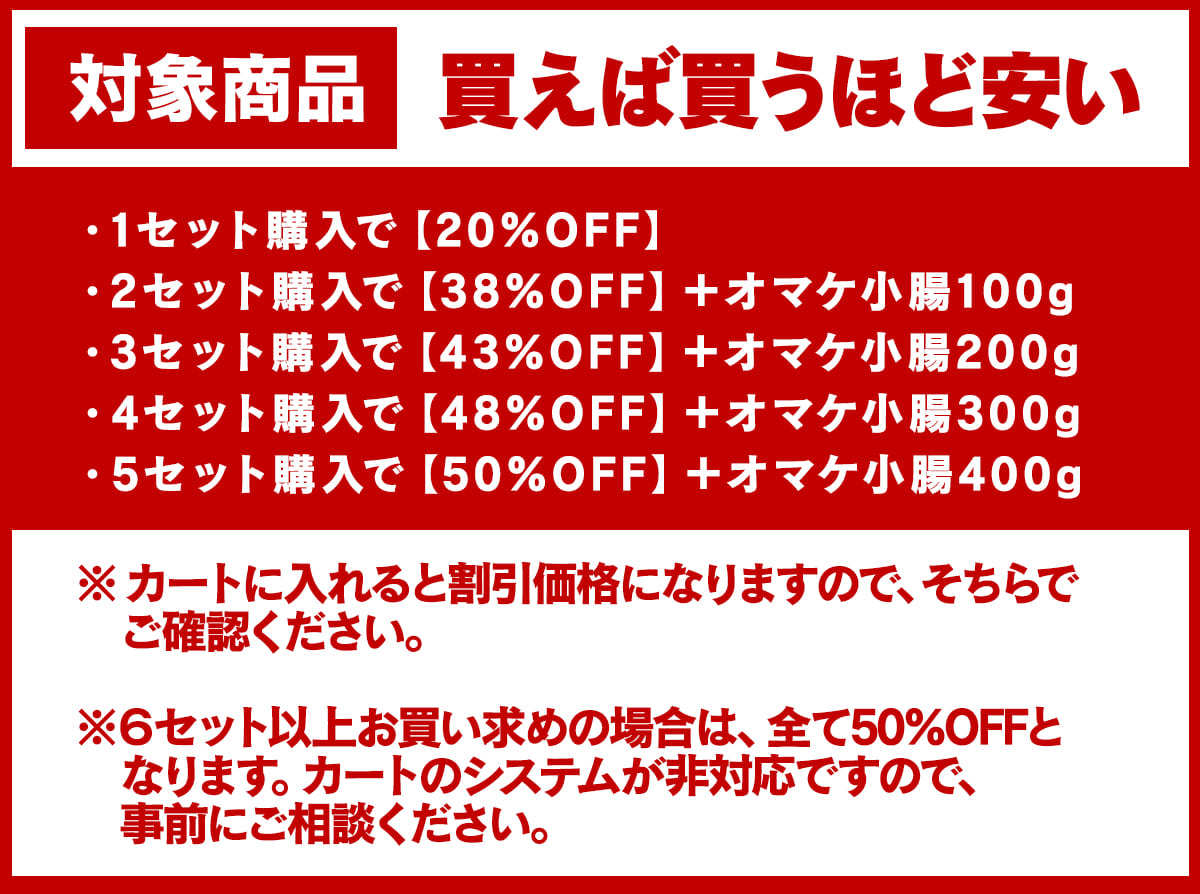 買えば買うほど安い